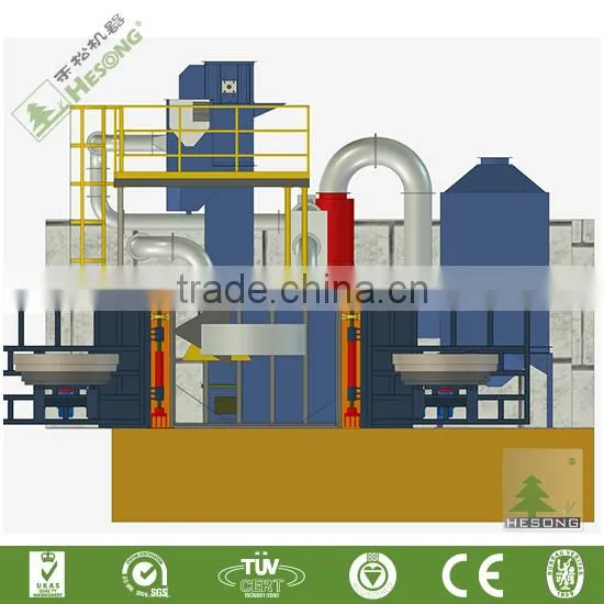 Swing Table Type Airless Shot Blasting Machine