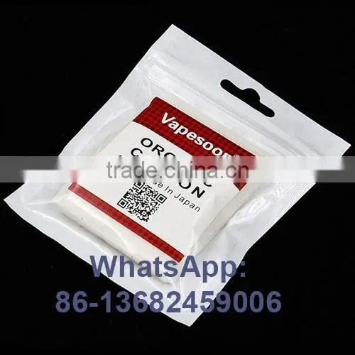 5pc per bag original japan organic cotton pad electronic cigarette rda atomizer wick cotton