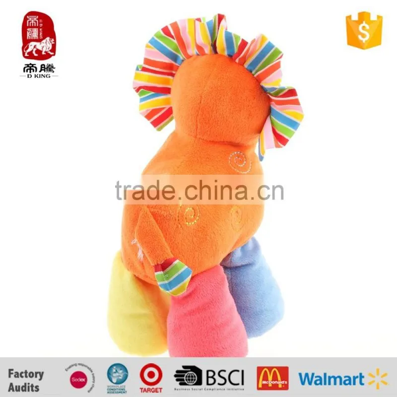 EN71 Conforms plush baby toys, 2016 hot sale colorful plush kids toys, child safe plush children toys