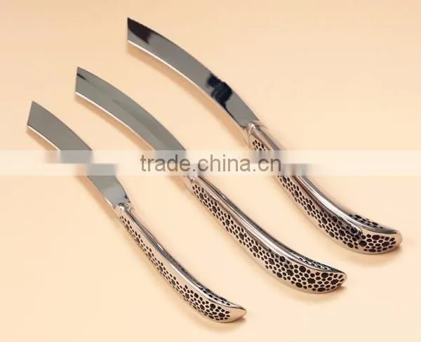 metal spork flatware sterling silver flatware luxury flatware bronze flatware set
