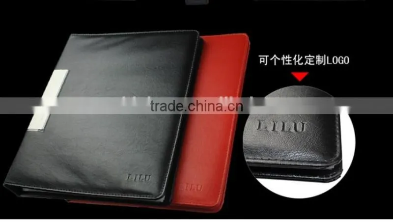 Hot sale A4 pu leather Conference file folder