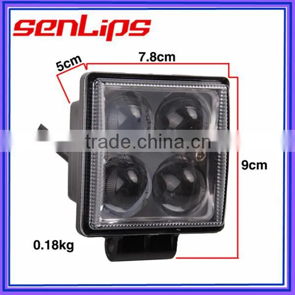12W 4D lens motorcycle led lights smart auto parts led work light