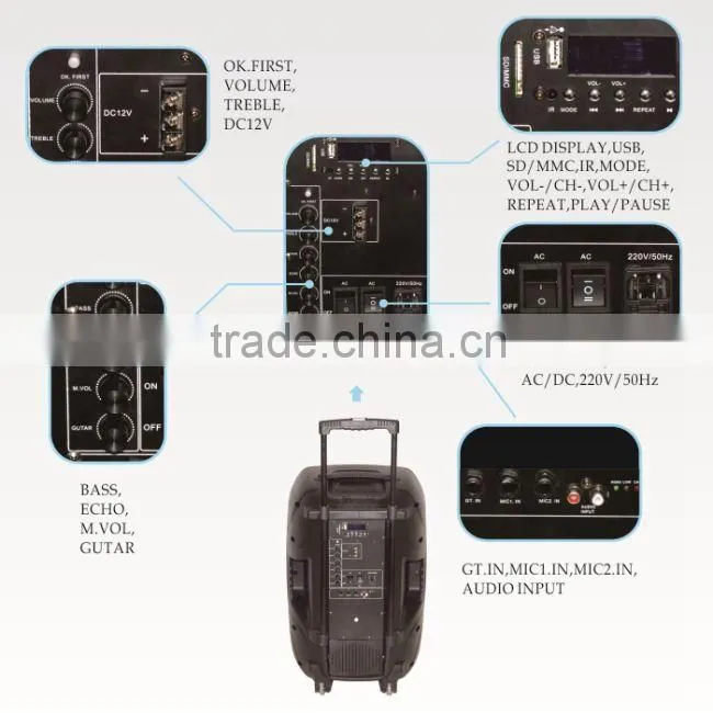 car amplifier 100w 4ch car amplifier flat speakers car