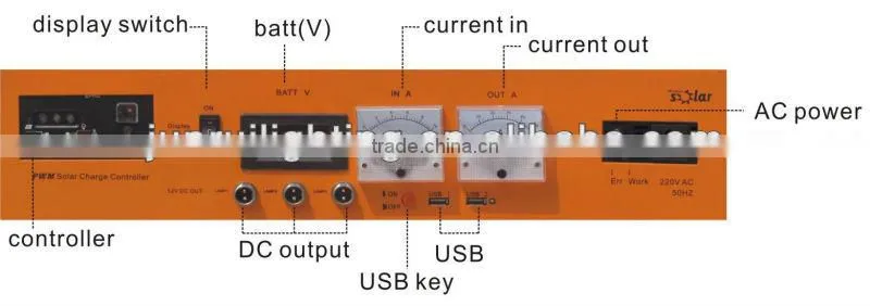 High efficency Solar Power Generator System for Portable solar energy system with solar panel for Home Use