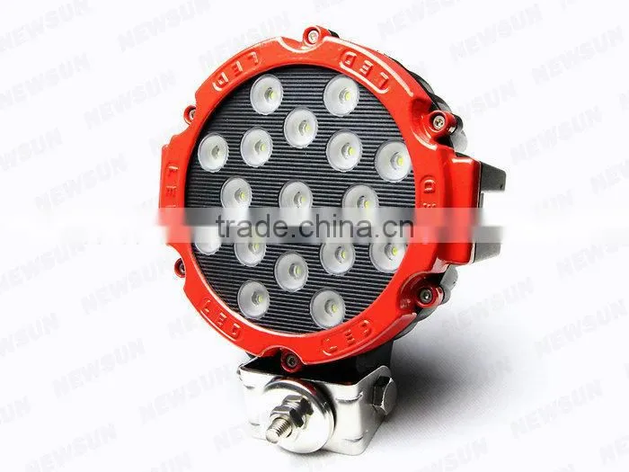 New Designed offroad led work light Ultra Bright Lamp For All Vehicles Working Place 51w Led Lamp