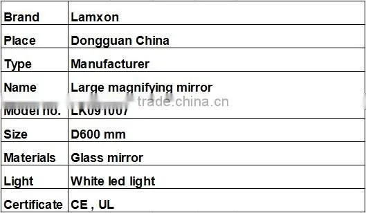 Classic design large magnifying mirror
