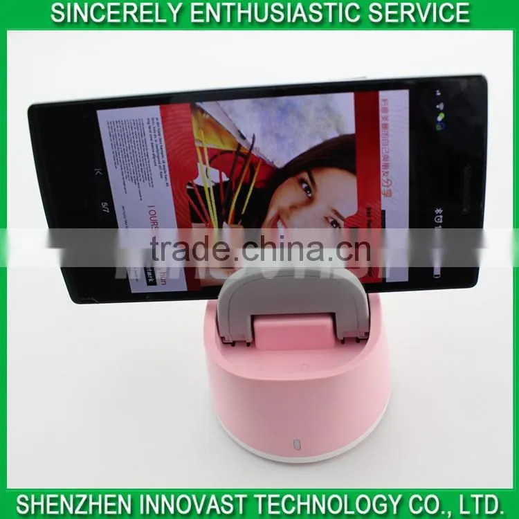 Bluetooth Connected Smart Selfie Robot /Mobile Phone Holder 360 degree Rotate Face Tracking