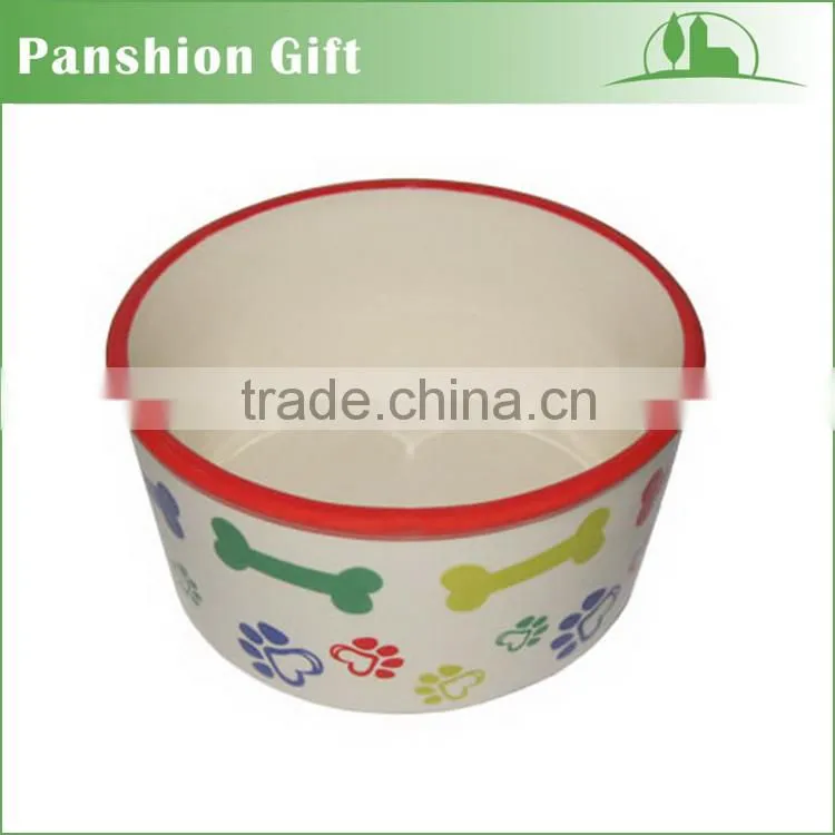 Cute ceramic pet salad bowl