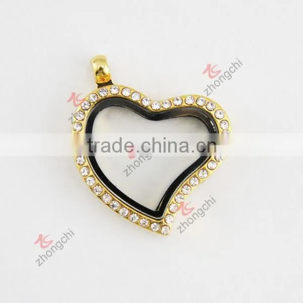 30MM crystals round god design high quality locket
