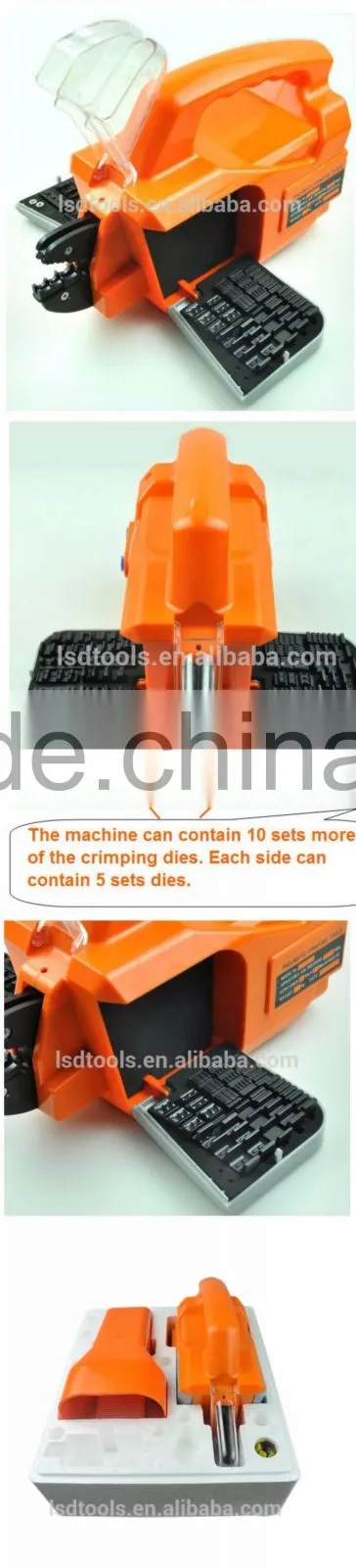 LSD High QualityNew Patent AM-30 Air Pneumatic Crimping Machine for exchangeable crimping die sets and Connectors