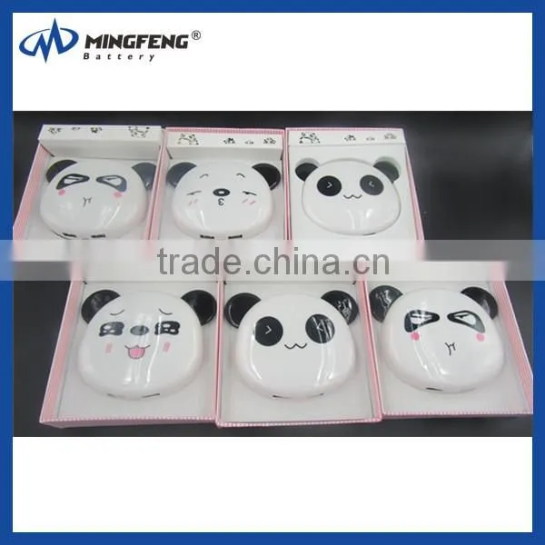 Cute Cartoon panda 5200mAh Power Bank For iphone samsung xiaomi panda