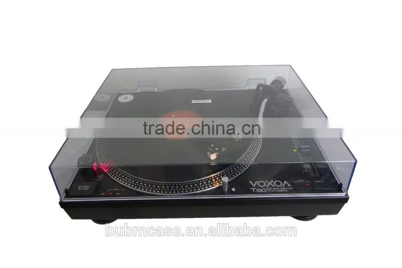 VOXOA T60 high torque direct drive motor DJ Turntable with switchable forward and reserve play mode