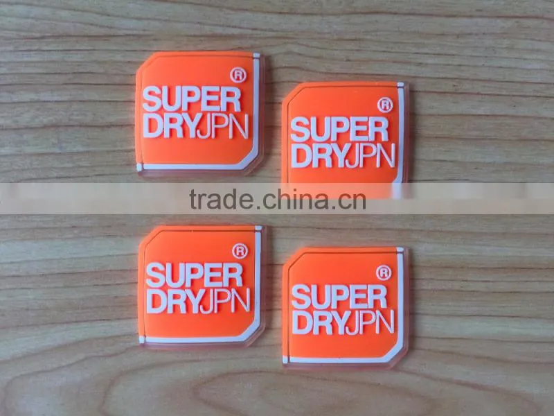 Wholesale durable PVC ,silcone rubber label for trademark