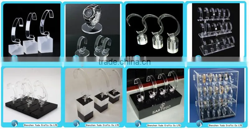 Different thickness acryl watch tabletop display