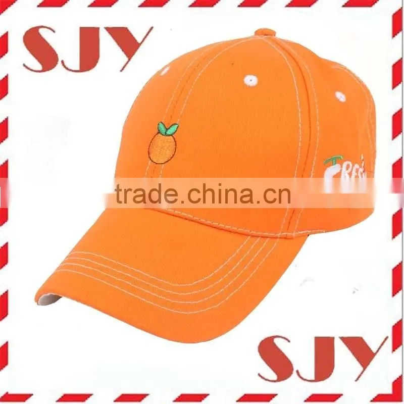 Custom Embroidery 6 Panel Cotton baseball cap hat