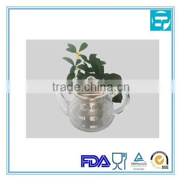 300ml pyrex glass teapot with infuser
