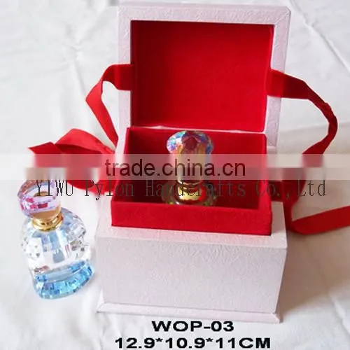 red silk robbin wooden gift perfume box wholesale