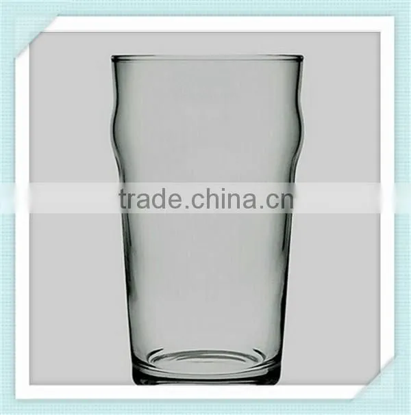 2016 Unique design beer pint glass 450ml beer glass cup for sale