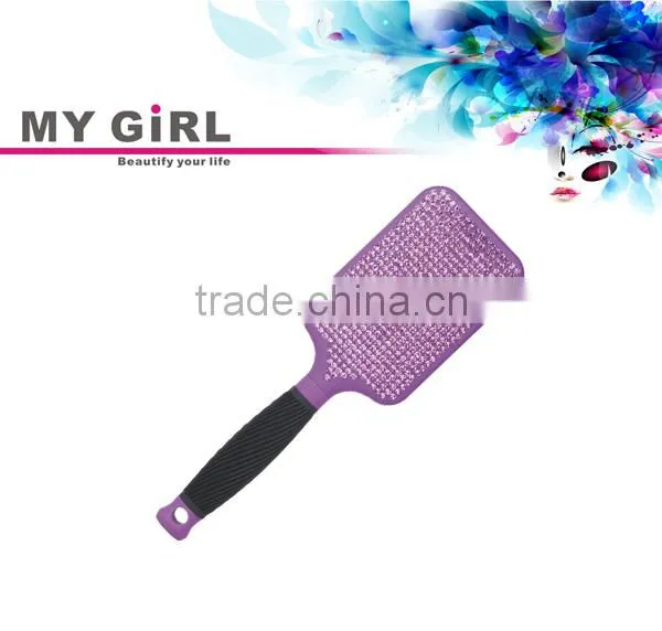My Girl Private Label Plastic Hair Brush / Salon Paddle Custom Hair Brush