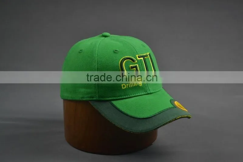 Custom 100% Cotton Racing Baseball cap with embroidery logo