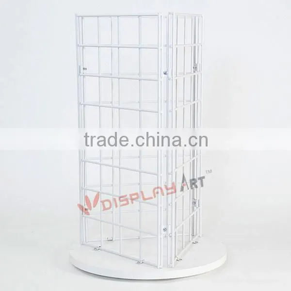 Spinner shape wire shelf