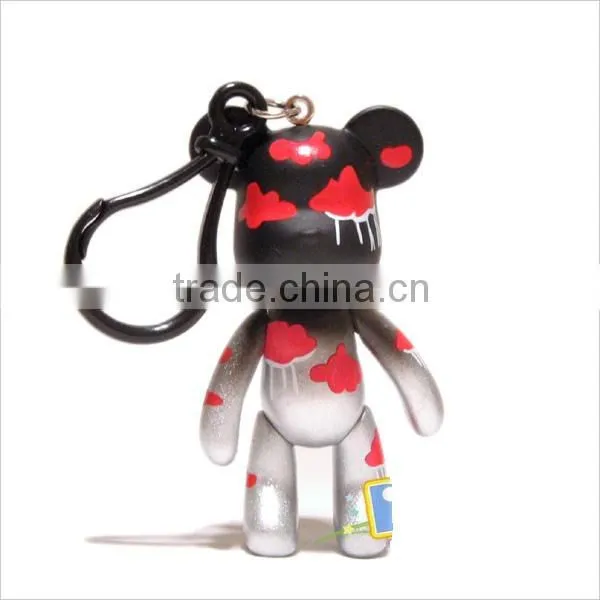 lovely cute plastic DIY dolls,plastic cartoon figures,OEM plastic action figures