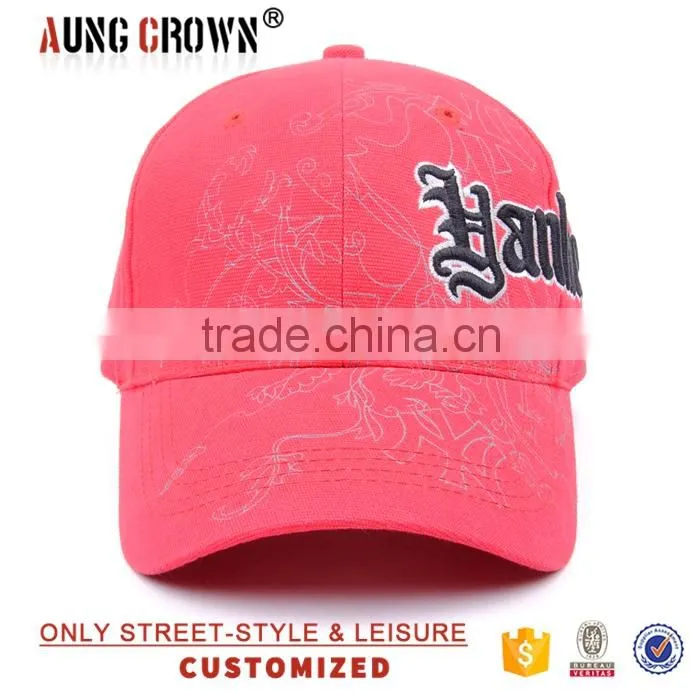 design cotton embroidery baseball cap logo