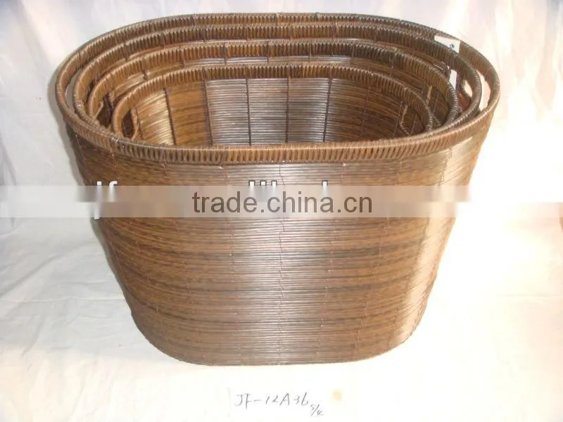 2012 fashion oval PE new style plastic garbage bins