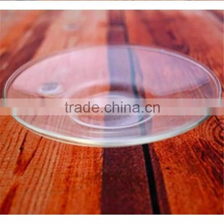 Hand made Heat resistant Borosilicate Glass double wall glass coffee cup and saucer Sets