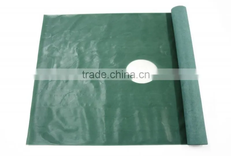 Wood pulp spunlace+PE casting film Drape for surgical use