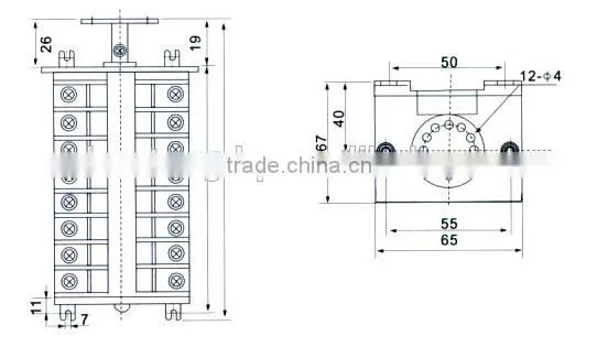 good quality high voltage low current automatic auxiliary switch