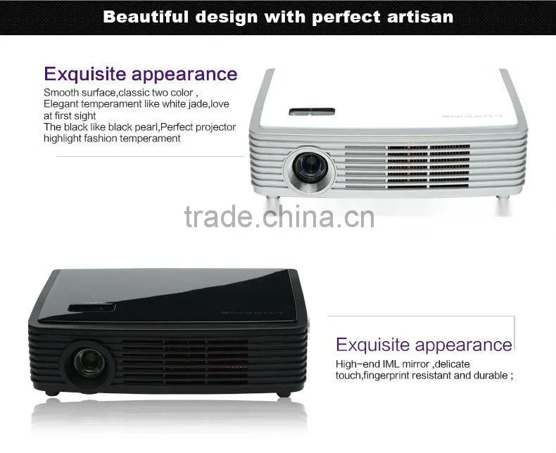 2014 New Wireless/Portable/Outdoor/Home/Mini LED 3D Projector