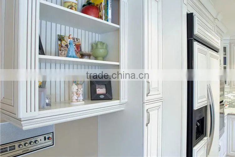 Kitchen Storage Furnitue, tile white solid wood kitchen cabinet