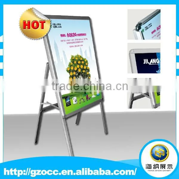 Esay to open and close insert poster stand