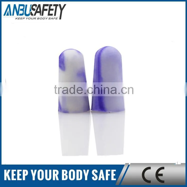 PU foam bullet type ear plugs with string