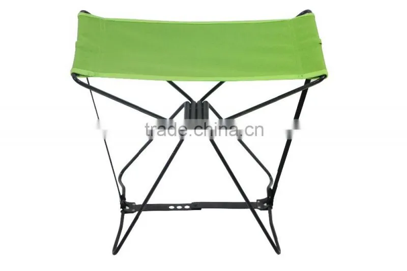 Small folding pocket chair camping chair with pvc fabric