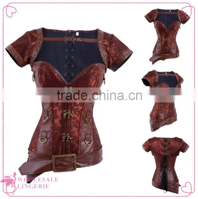 Sexy Steampunk corset,steel bone corset