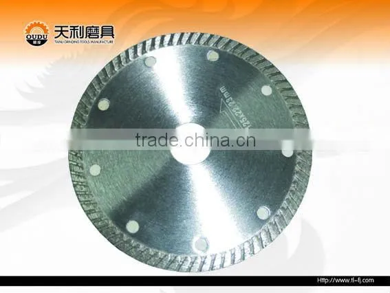 diamond cutting disc with flange