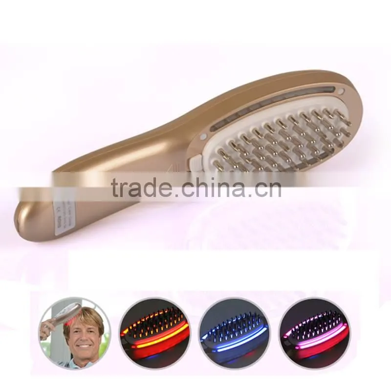 travel size vibrating comb brush for home use