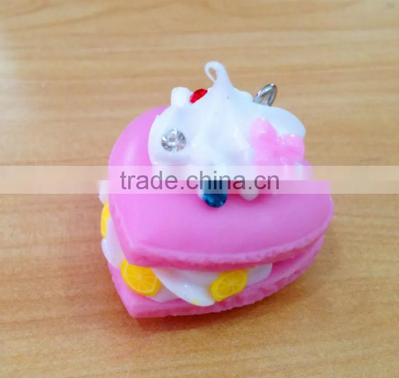 Plastic macaroon for decoration or display in cake shop