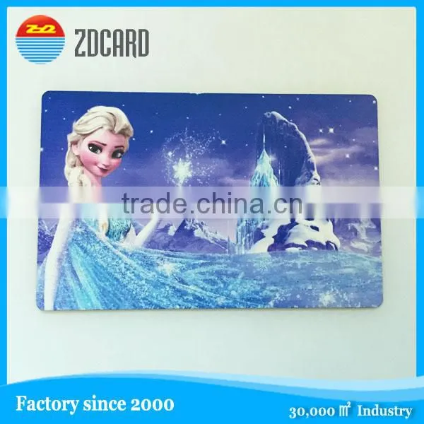customized shape diecut metal card