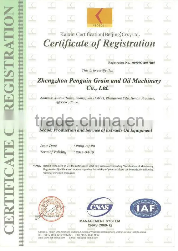 Sunflower, soybean and seasme plant oil extraction machine