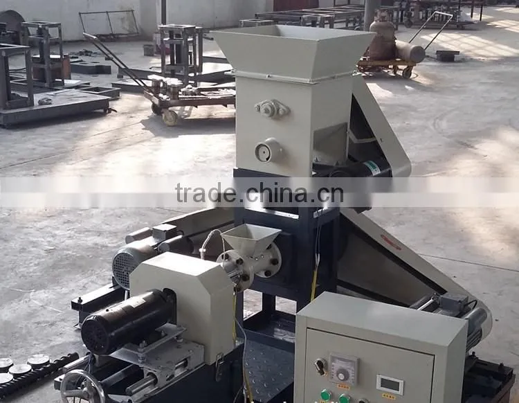 Organic floating fish feed machinery/floating fish feed extruder