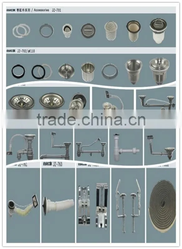 stainless steel kitchen sink JZ-362 150X50X16CM hot sale sinks