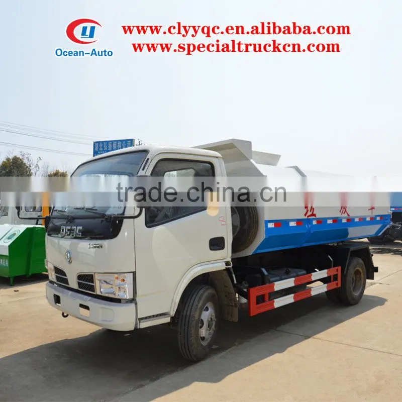 Dongfeng mini garbage collection equipment with 5cbm capacity from original manufacture