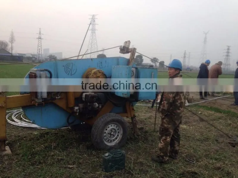 7.5KN ADSS OPGN Line Tension Stringing Equipment , Pressure Cable Tensioner with 4 Groove