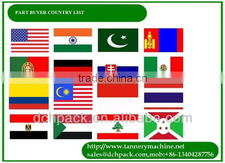 goat sheep snake leather process tannery machine china