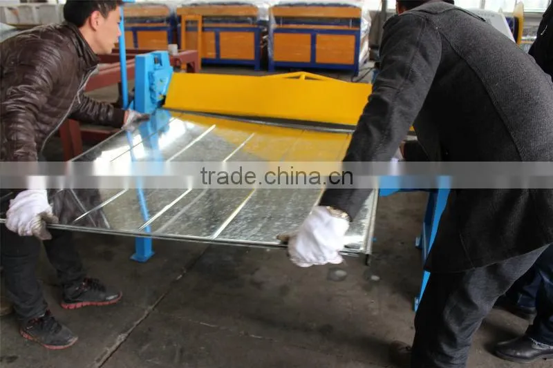 hand sheet folding machine for HVAC, manual bending machine