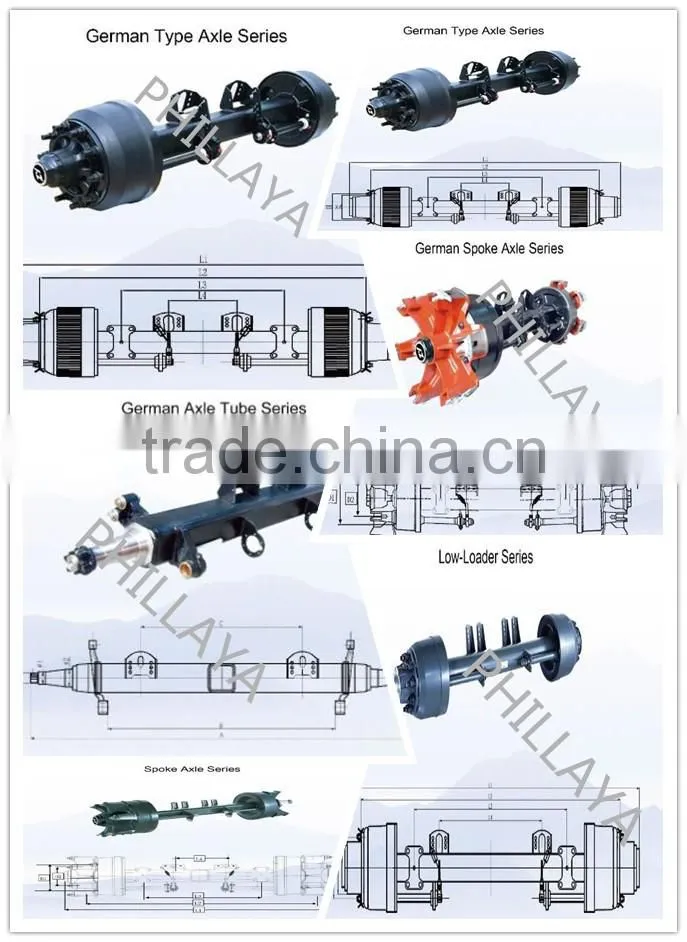 good factory3 Axles drop deck flat bed semi trailer for transport container trailer