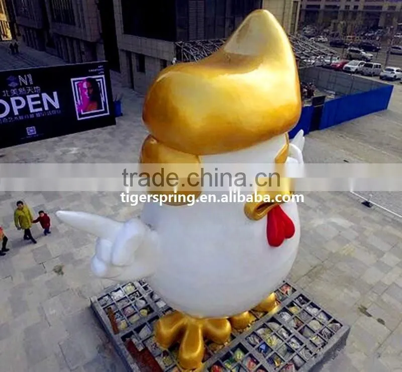 Popular Year of the Rooster Inflatable Tent President Trump Hair and Gesture Tent Model